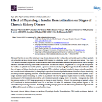 Effect of Physiologic Insulin Resensitization on Stages of 2 Chronic Kidney Disease