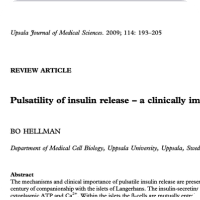 Pulsatility of insulin release – a clinically important phenomenon